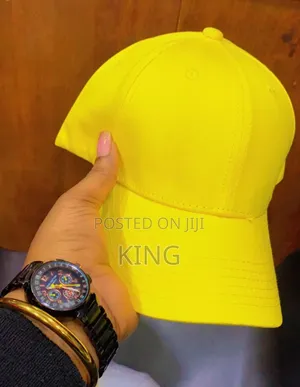 Yellow Plain Colour Cap