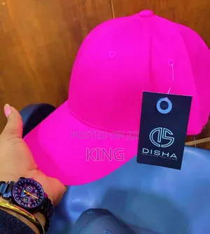 Pink Plain Colour Cap