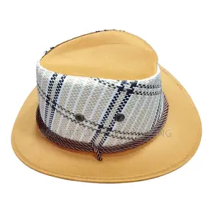 Square Design Fedora Hats