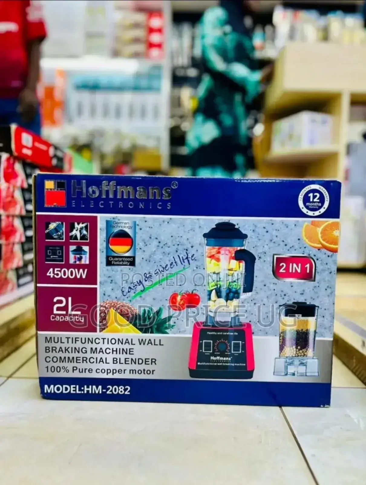 Hoffmans Commercial Blender Hm-2082