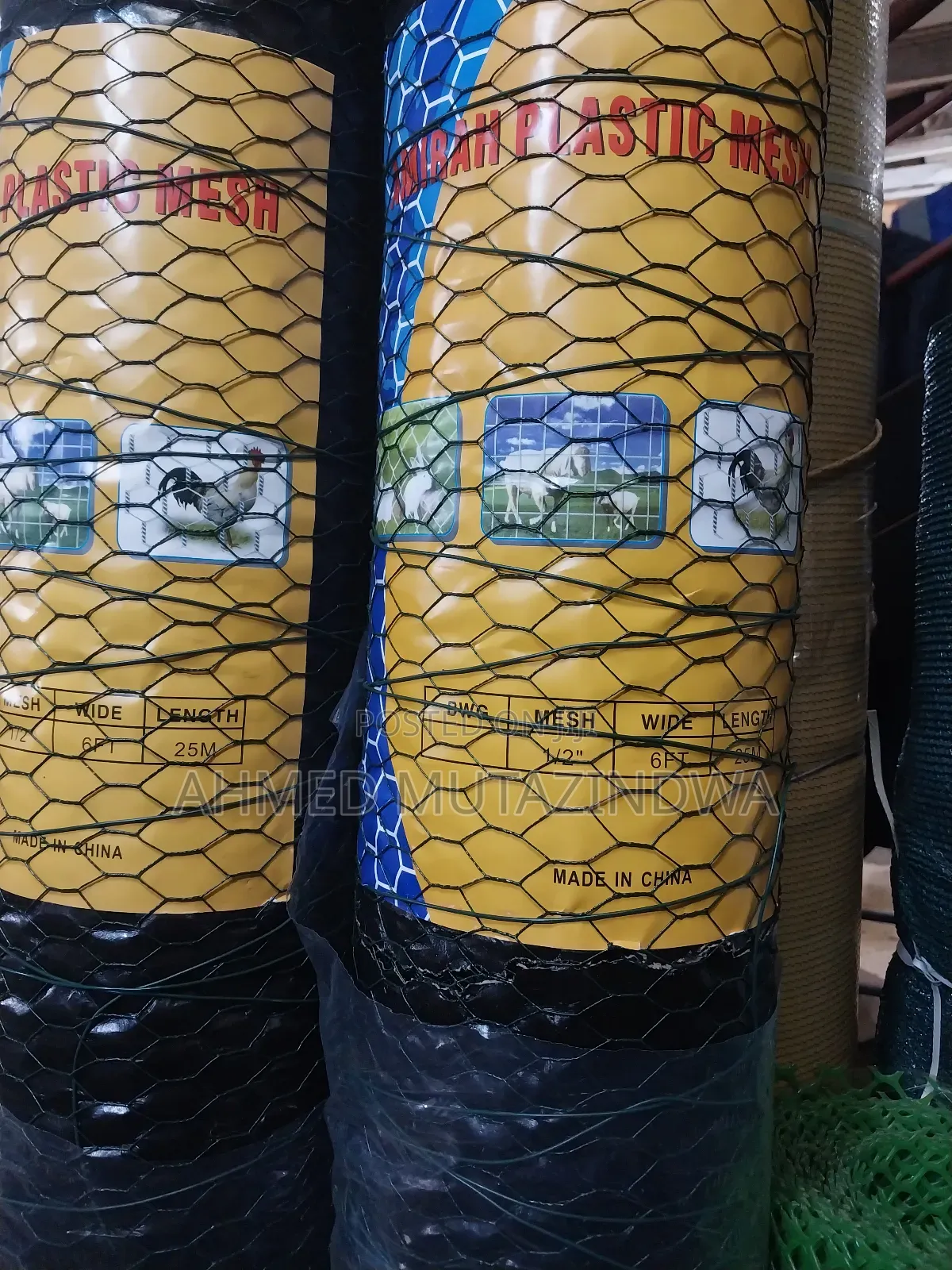 Chicken Mesh Green 6ft Wire Mesh