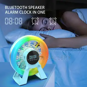 Bluetooth Speaker and Alarm Clock in One L-38a
