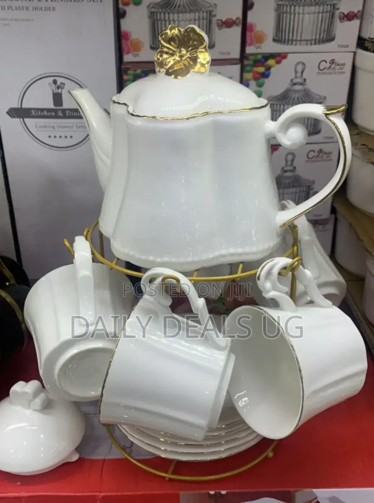 Teapot Set With Tray