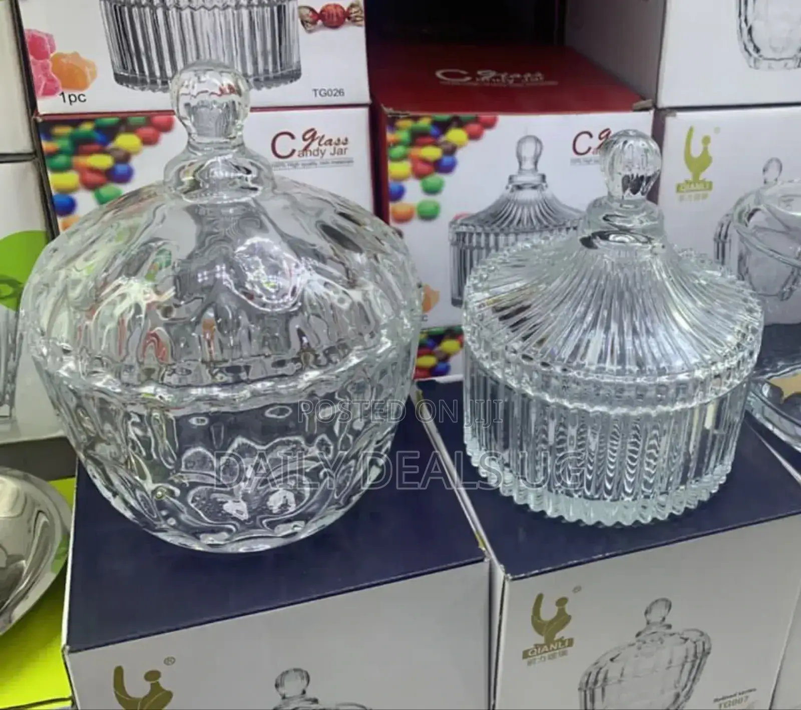 Glass Sugar Bowl