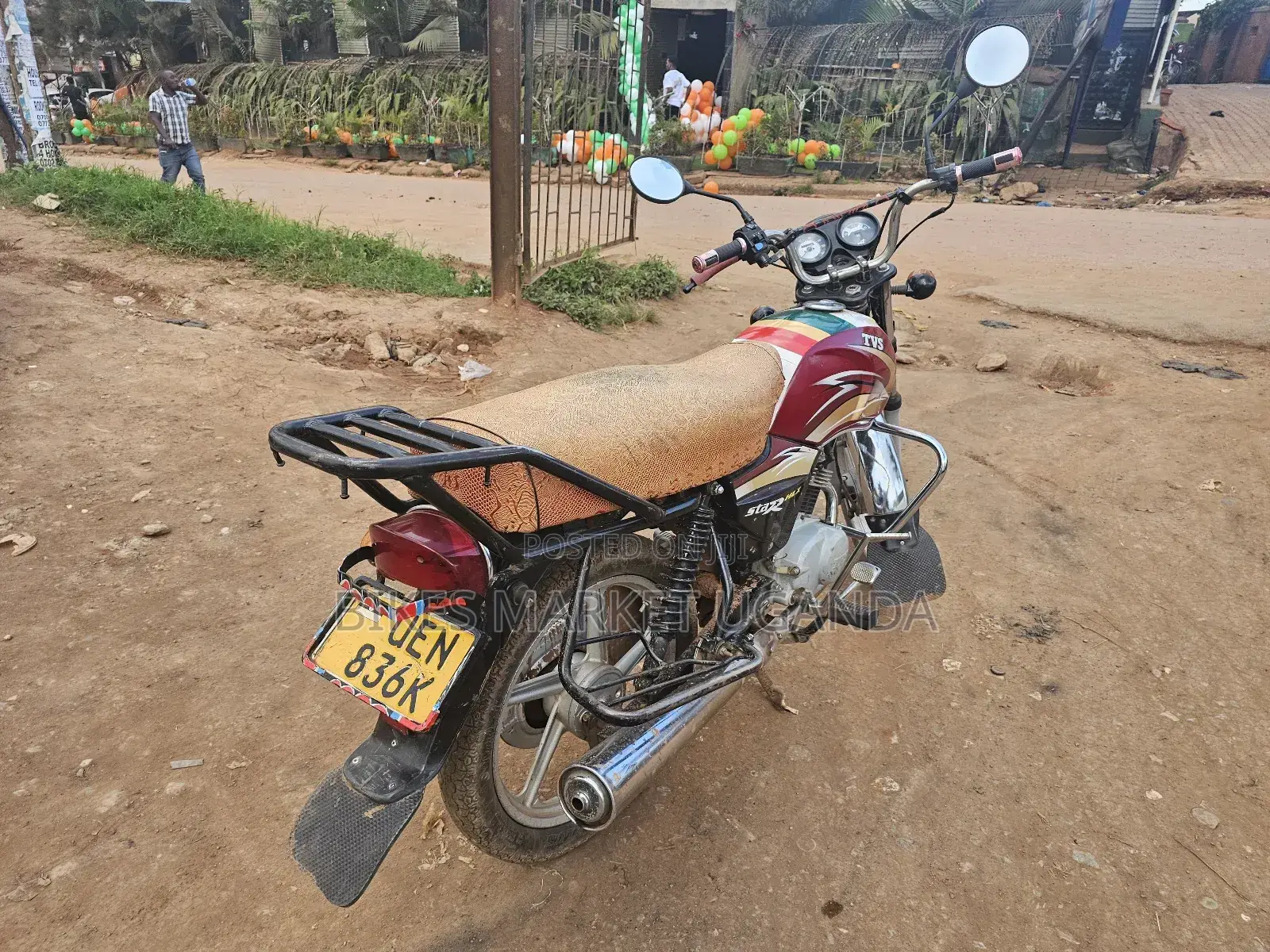 TVS XL 100 2017 Red