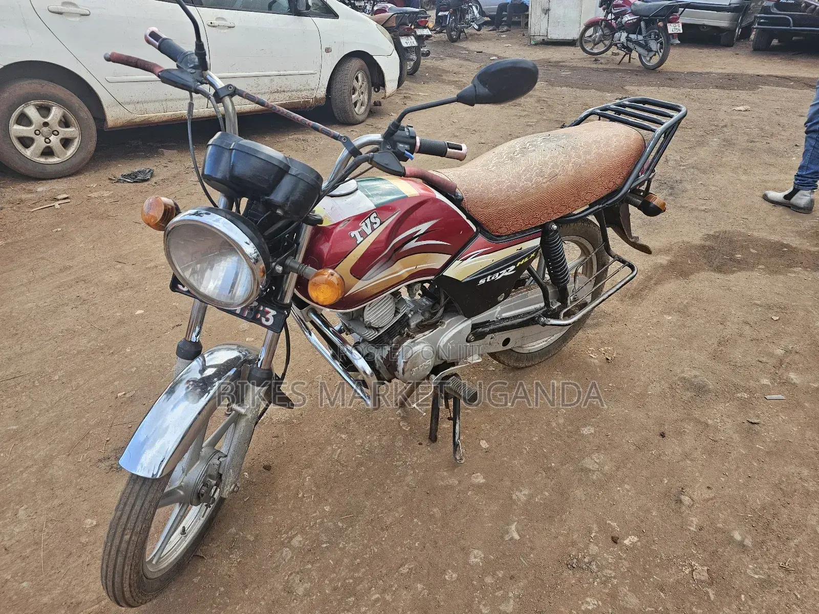 TVS XL 100 2017 Red