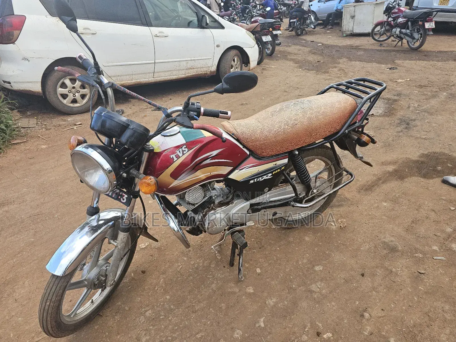 TVS XL 100 2017 Red