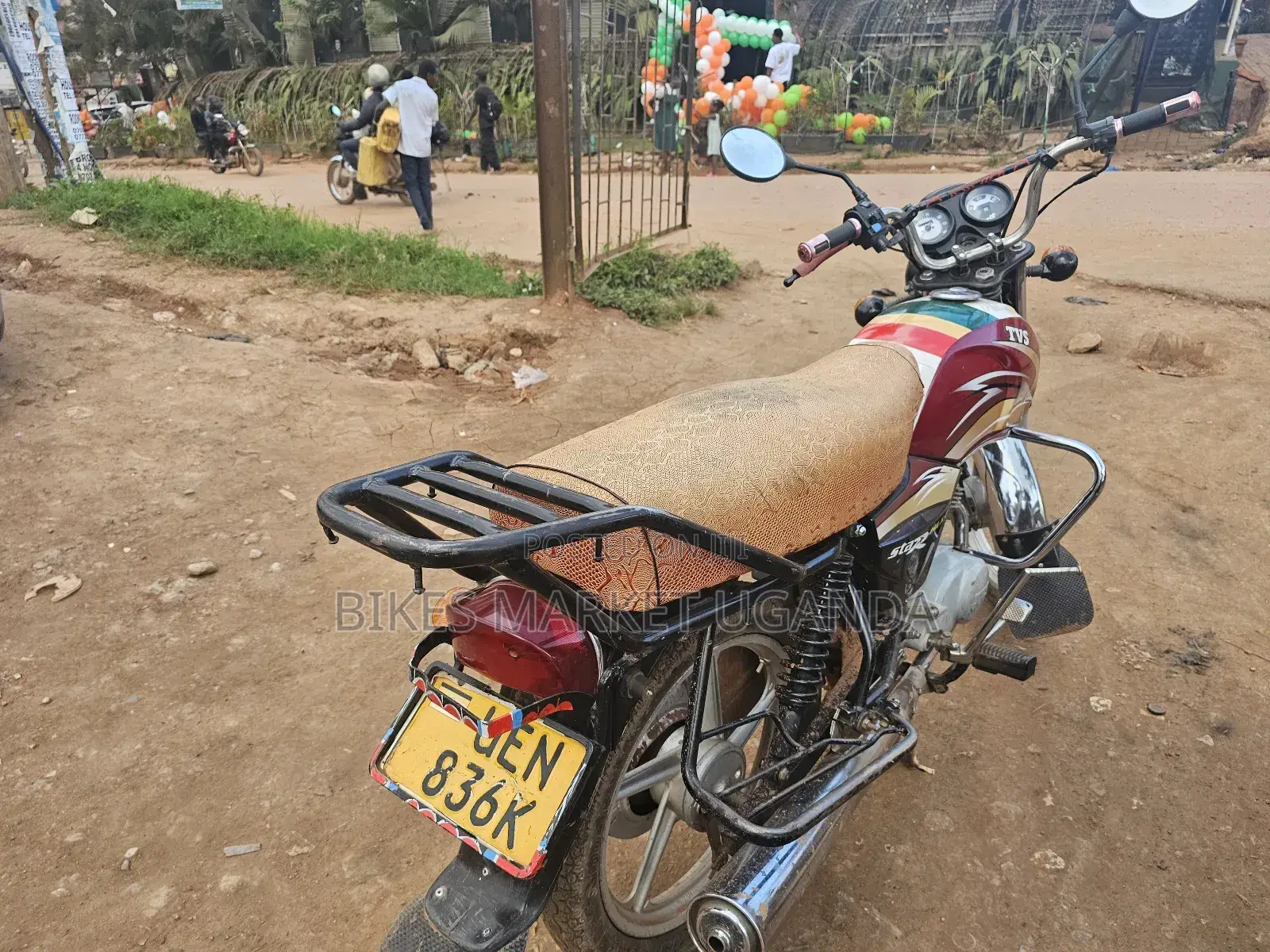 TVS XL 100 2017 Red