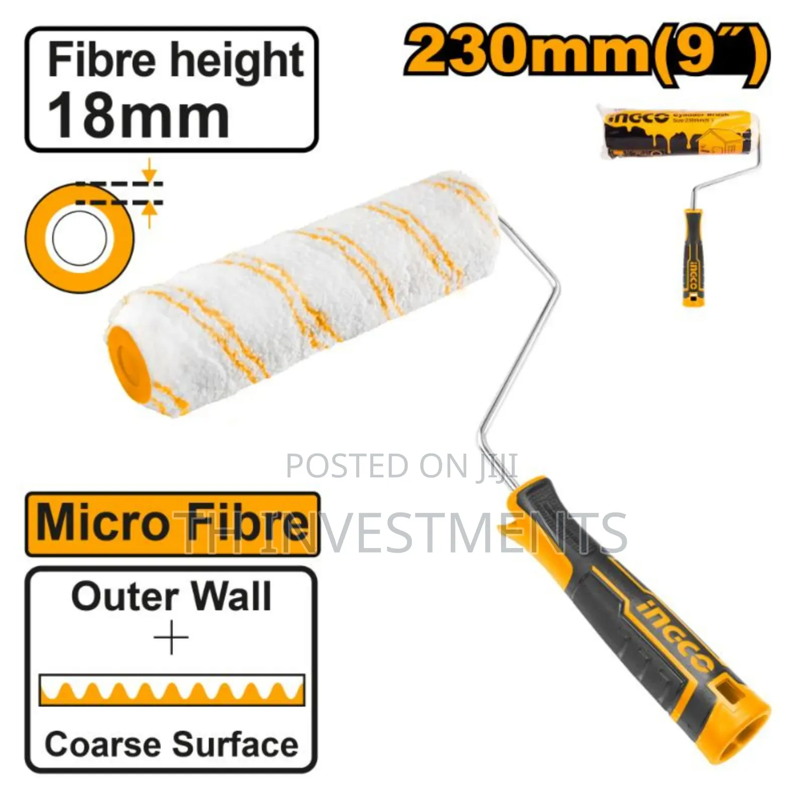 Cylinder Brush (Outer Wall) (9′′)
