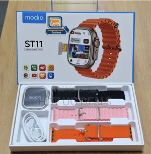 Modio ST11 Simcard Smart Watch 2.2 Inch 4G, 3 Pair Straps