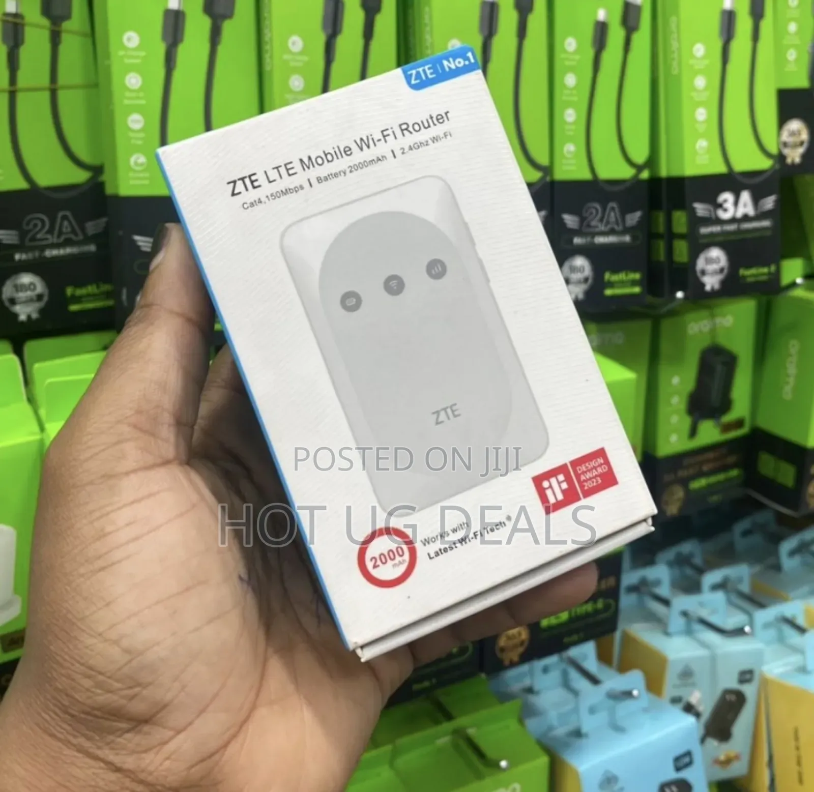 4G LTE Mifi -ZTE Chipset for All Network - Black