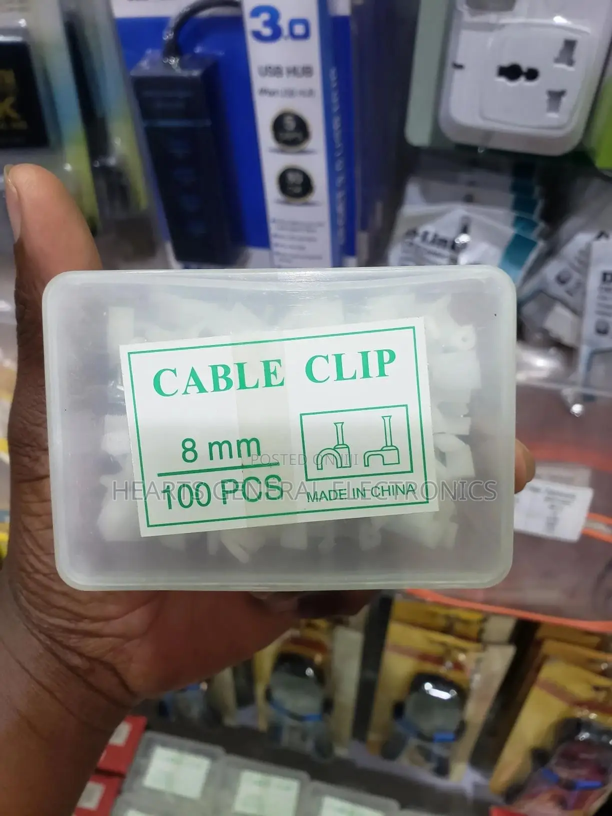 Cable Clips / Tower Clips ( 8mm )