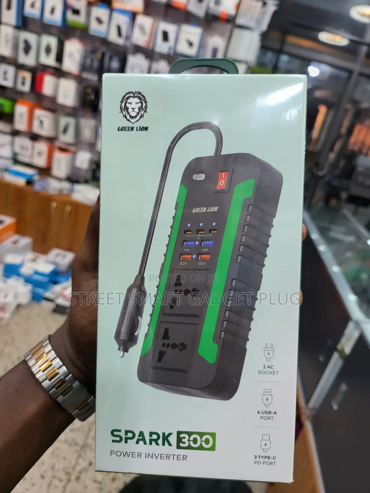 GREENLION 300watts QC Car Invertor