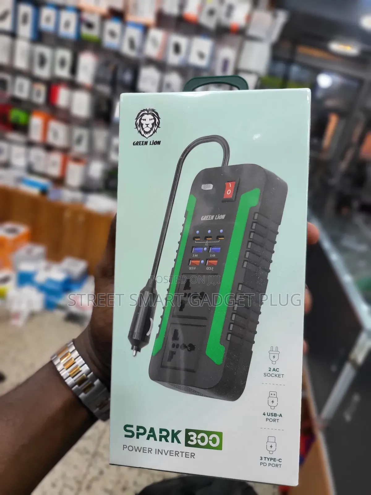 GREENLION 300watts QC Car Invertor