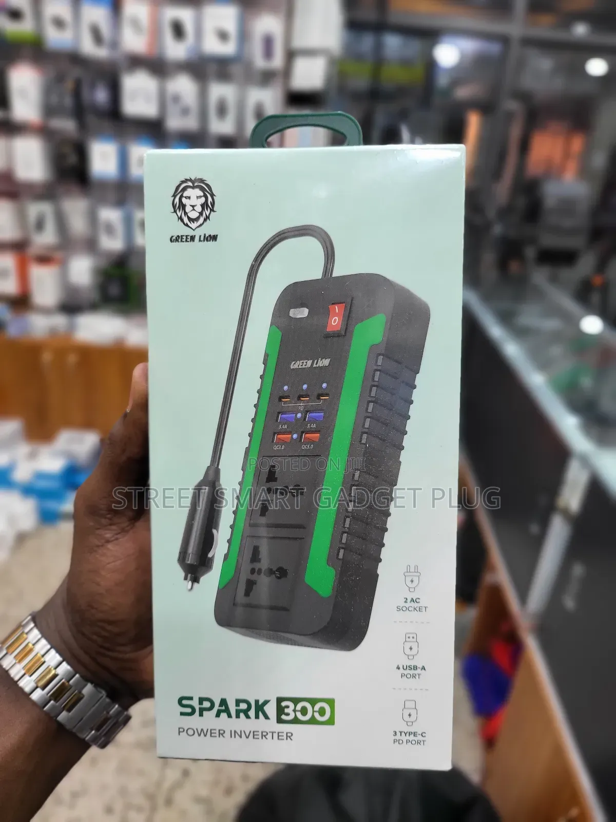 GREENLION 300watts QC Car Invertor