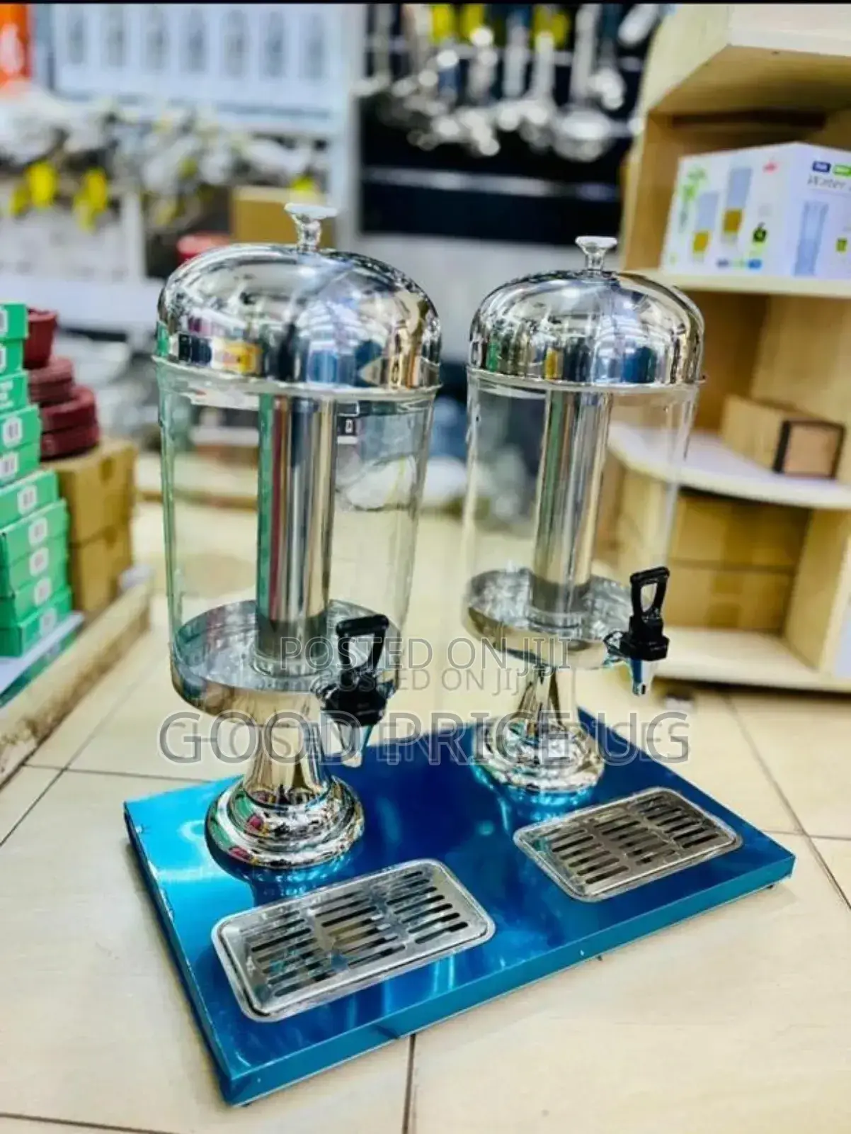 Non Electric Double Juice Dispenser