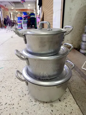3pcs Stainless Steel Cooking Pots