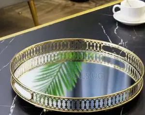 Round Mirror Tray