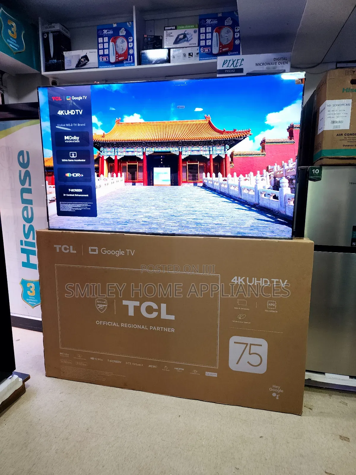 TCL Uhd 75inches Google Tv