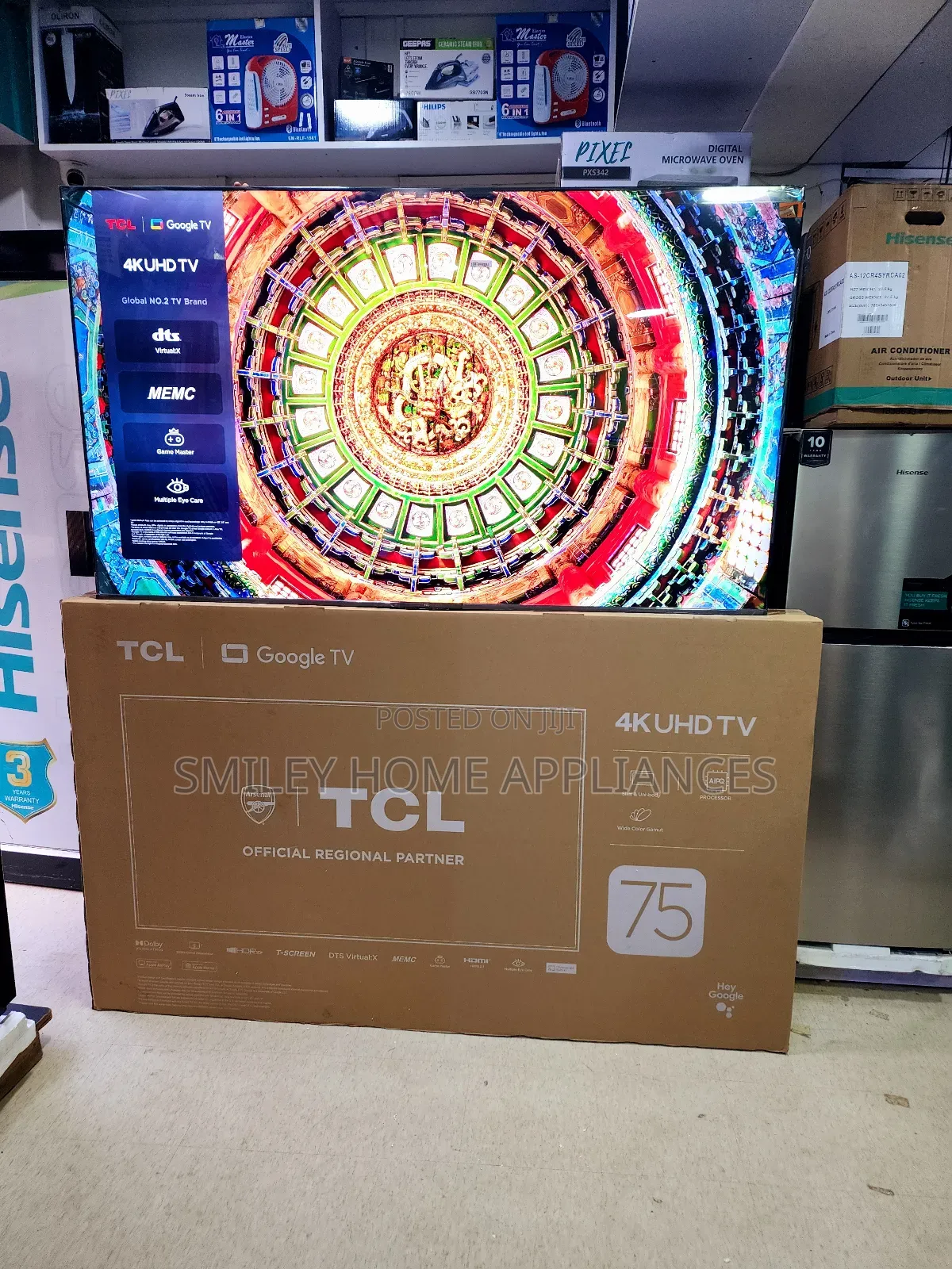 TCL Uhd 75inches Google Tv