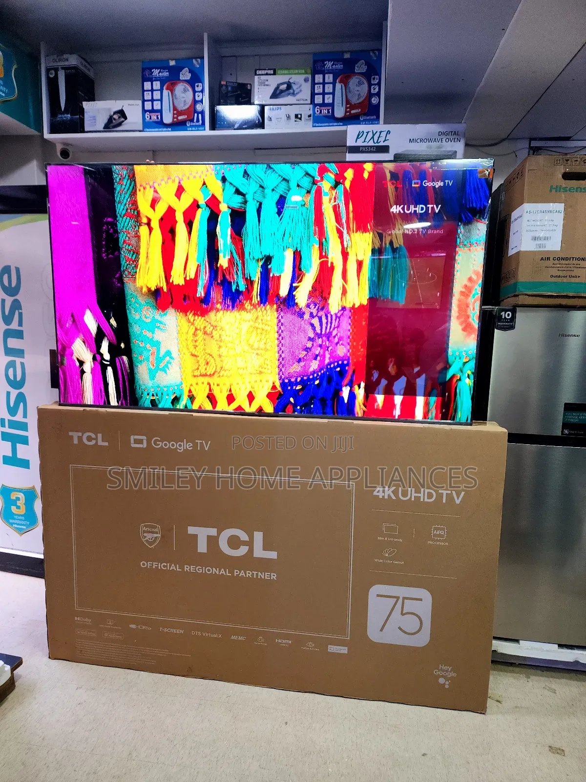 TCL Uhd 75inches Google Tv