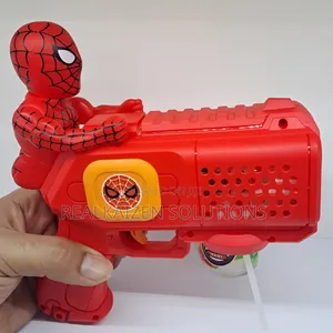 Avengers Spiderman Automatic Battery Powered Bubble Gun