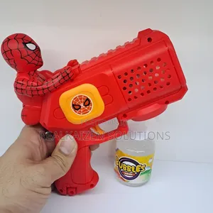 Avengers Spiderman Automatic Battery Powered Bubble Gun