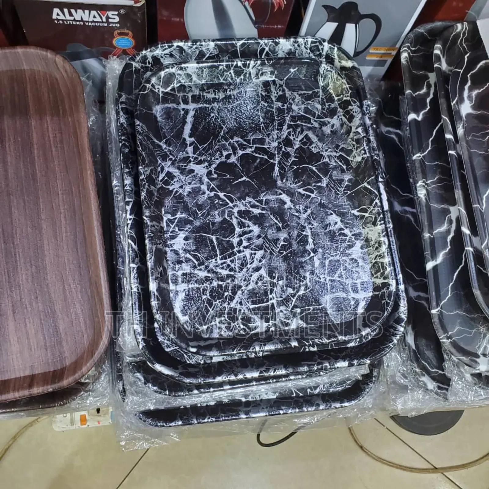 3pcs of Plastic Tray Set Nice Design