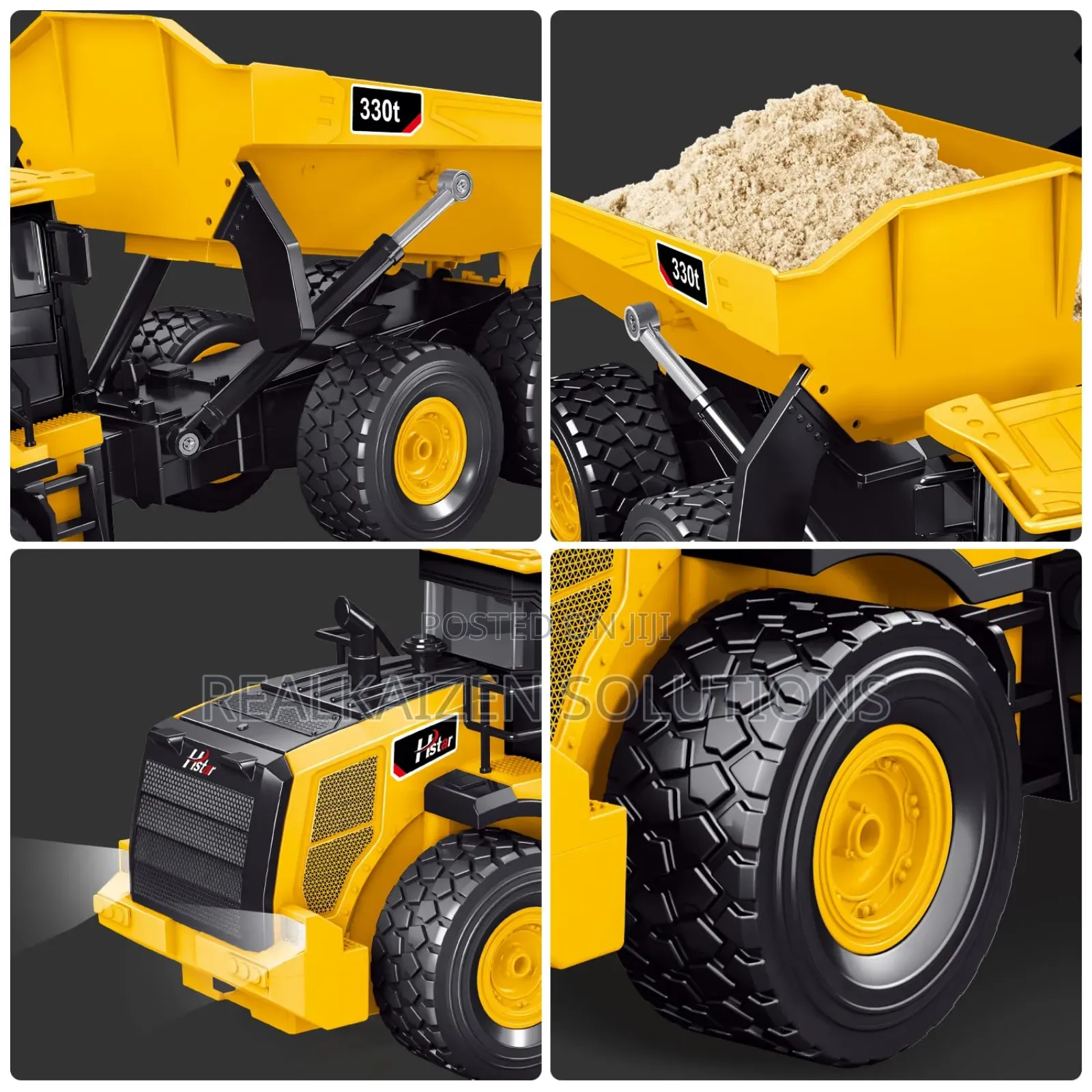 Remote Control Rechargeable Farm Dump Engineering Truck