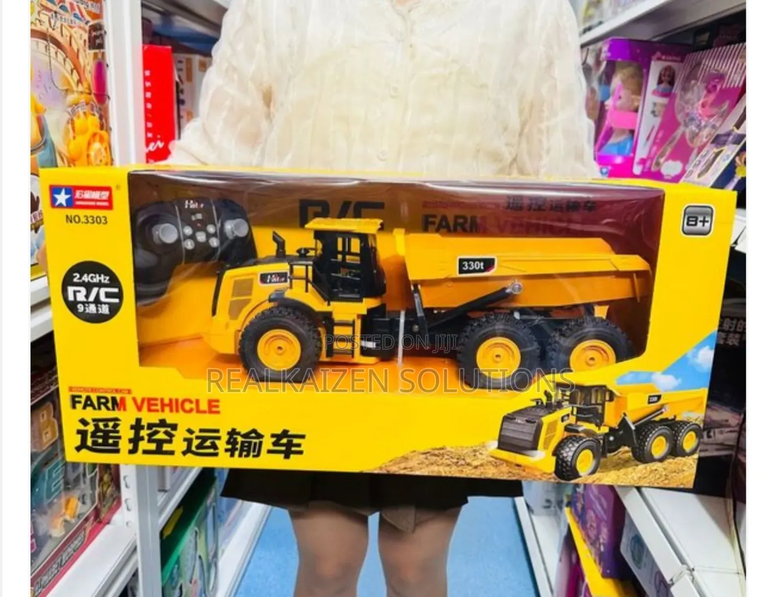 Remote Control Rechargeable Farm Dump Engineering Truck