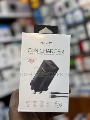 YESIDO YC92 USB-A + Type-C Dual Port 65W Fast Charging