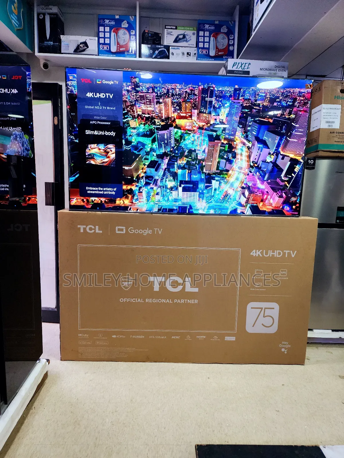 TCL 4kuhd 75inches Smart Tv
