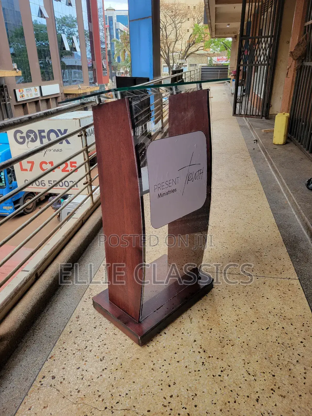 Glass Podium