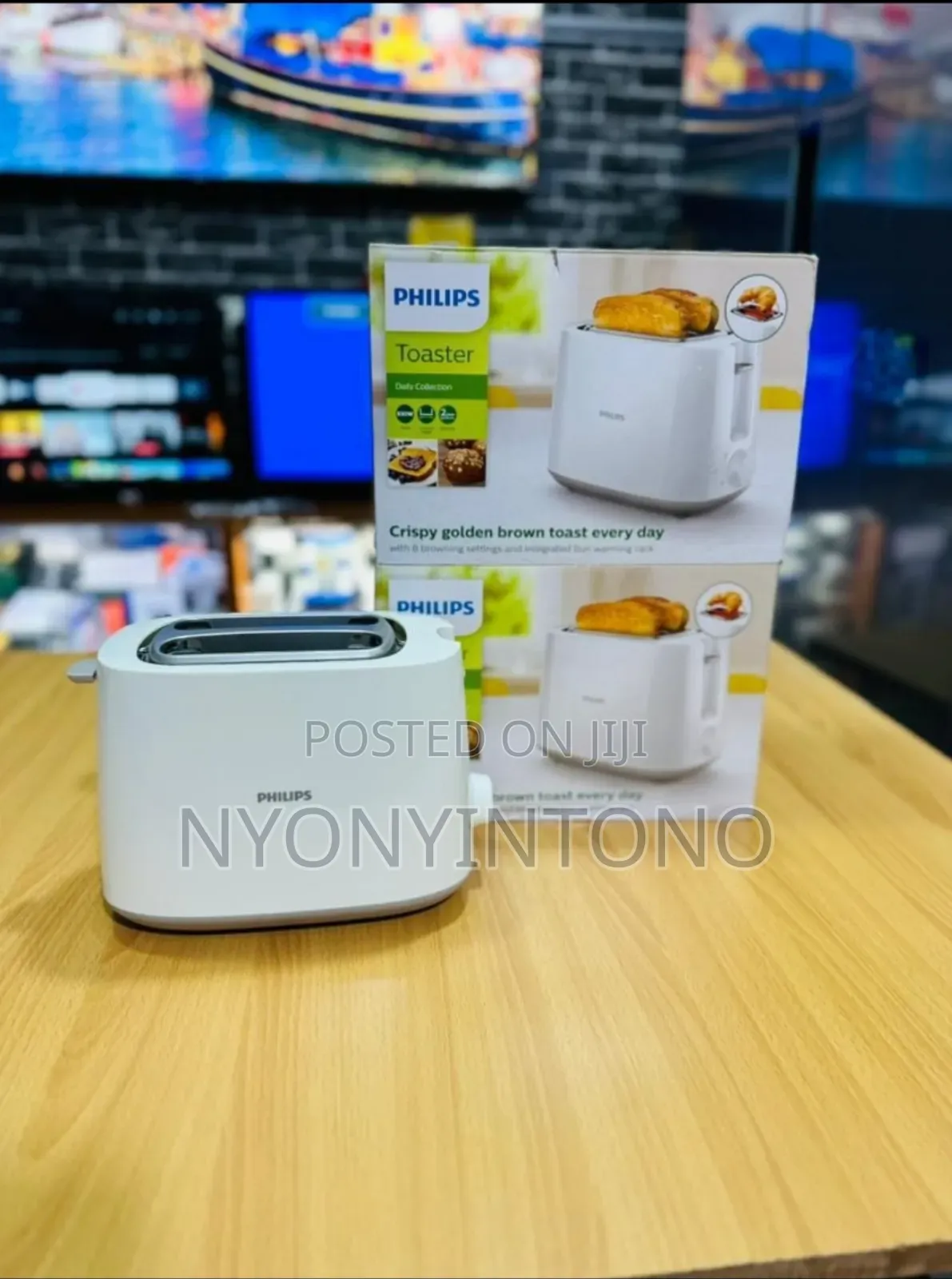Philips 2slice Bread Toaster With 2yrs Warrantee