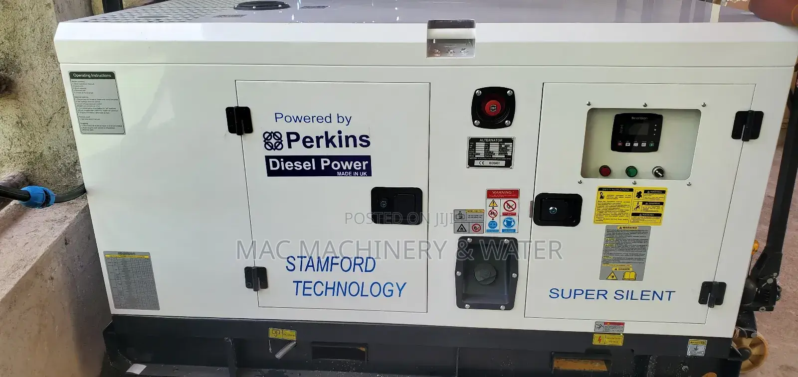 Perkins Standby Generator 20kva