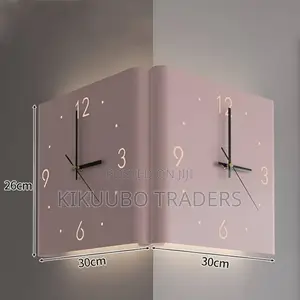 Double Sided Wall Corner Clock