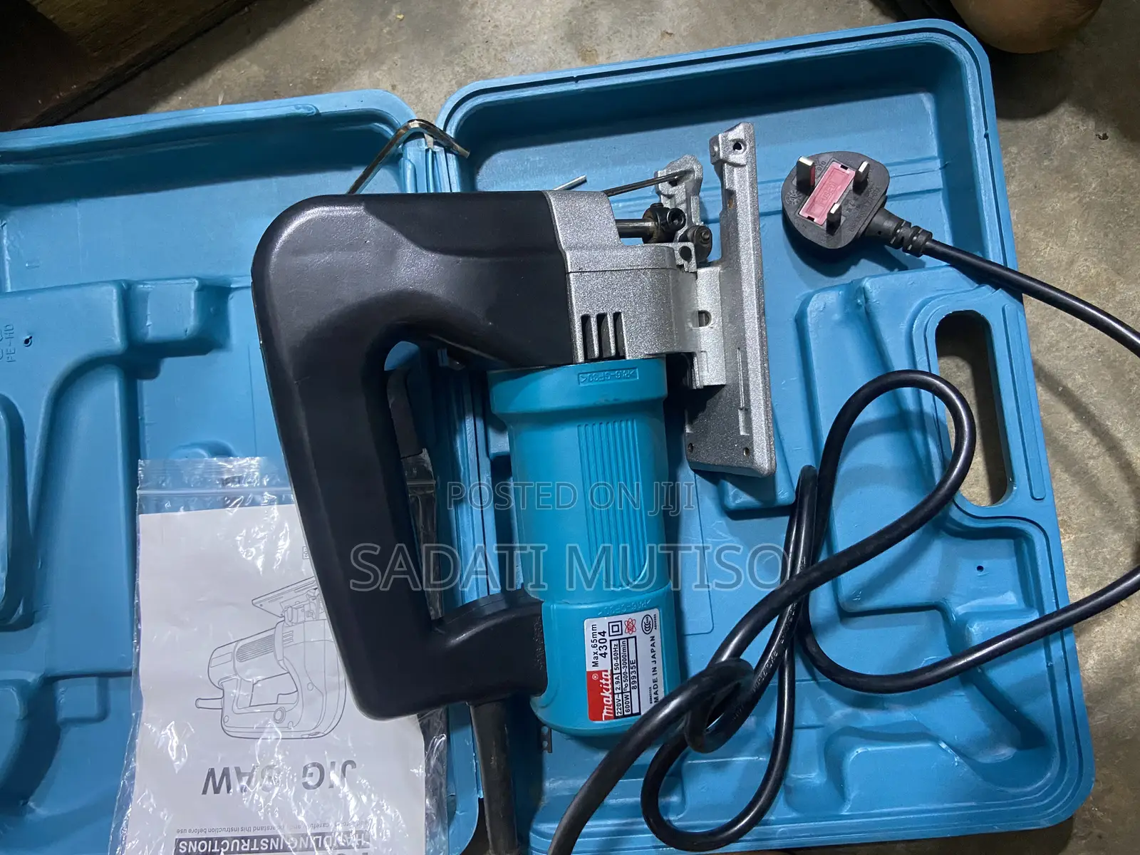 600 Watts Makita Jigsaw Machine