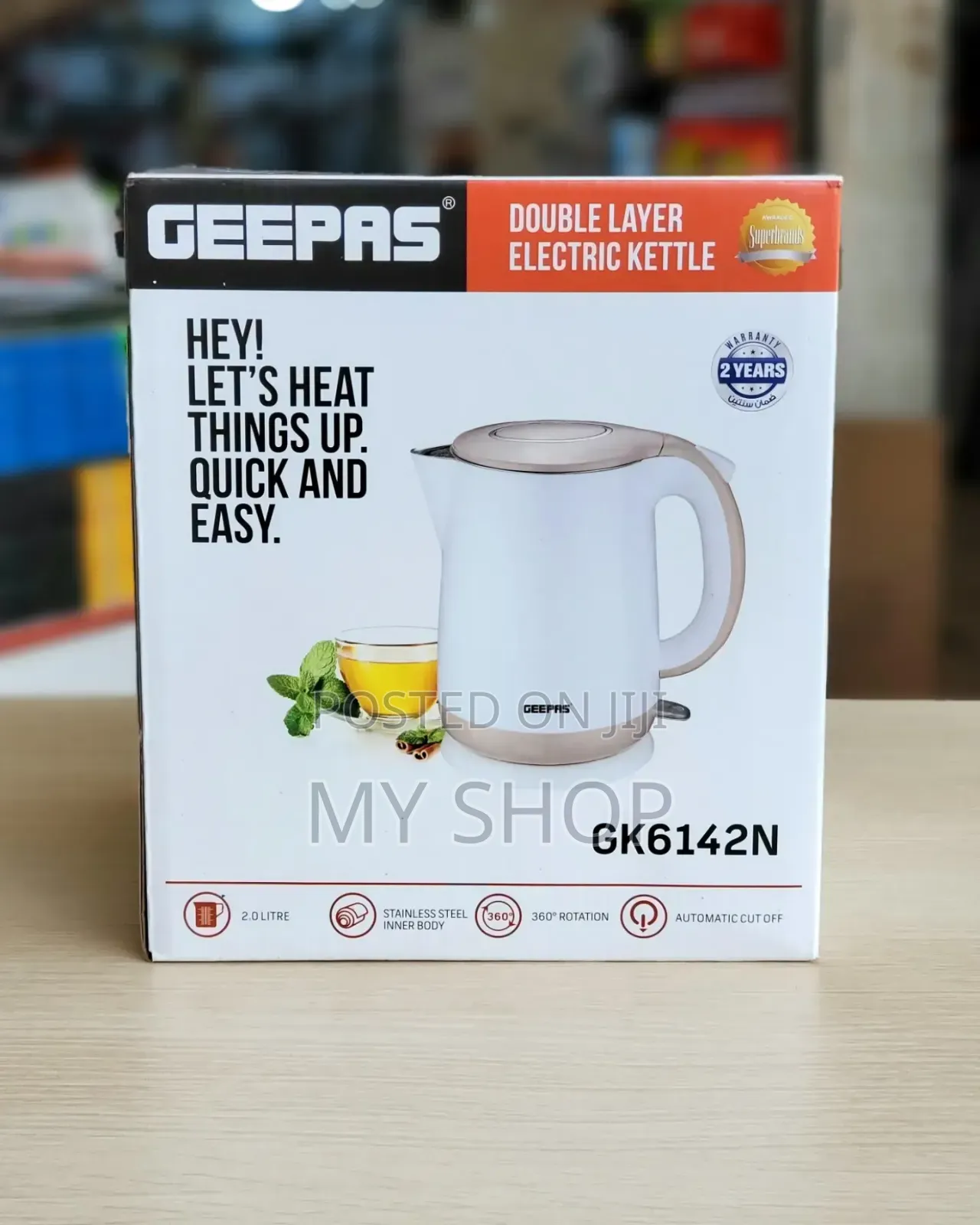 Geepas Kettle Gk6142n