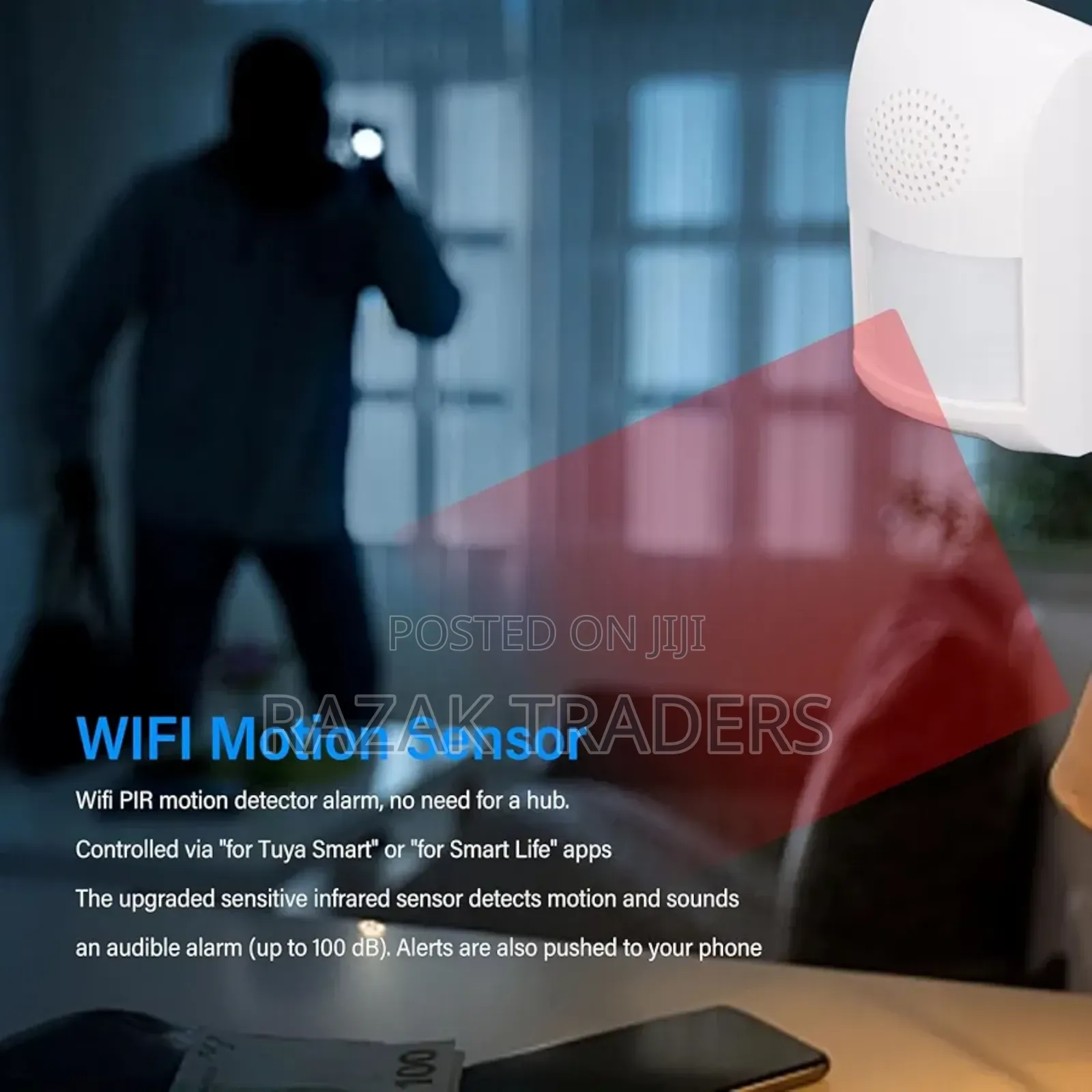 Wifi Motion Sensor Alarm, Professional Infrared Sensor