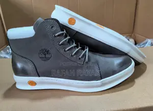 Original Grey/White Timberland Casual Leather Ankle Boot
