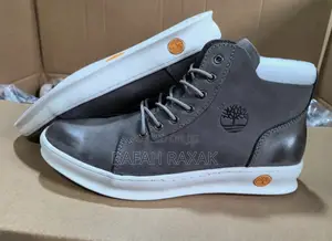 Original Grey/White Timberland Casual Leather Ankle Boot
