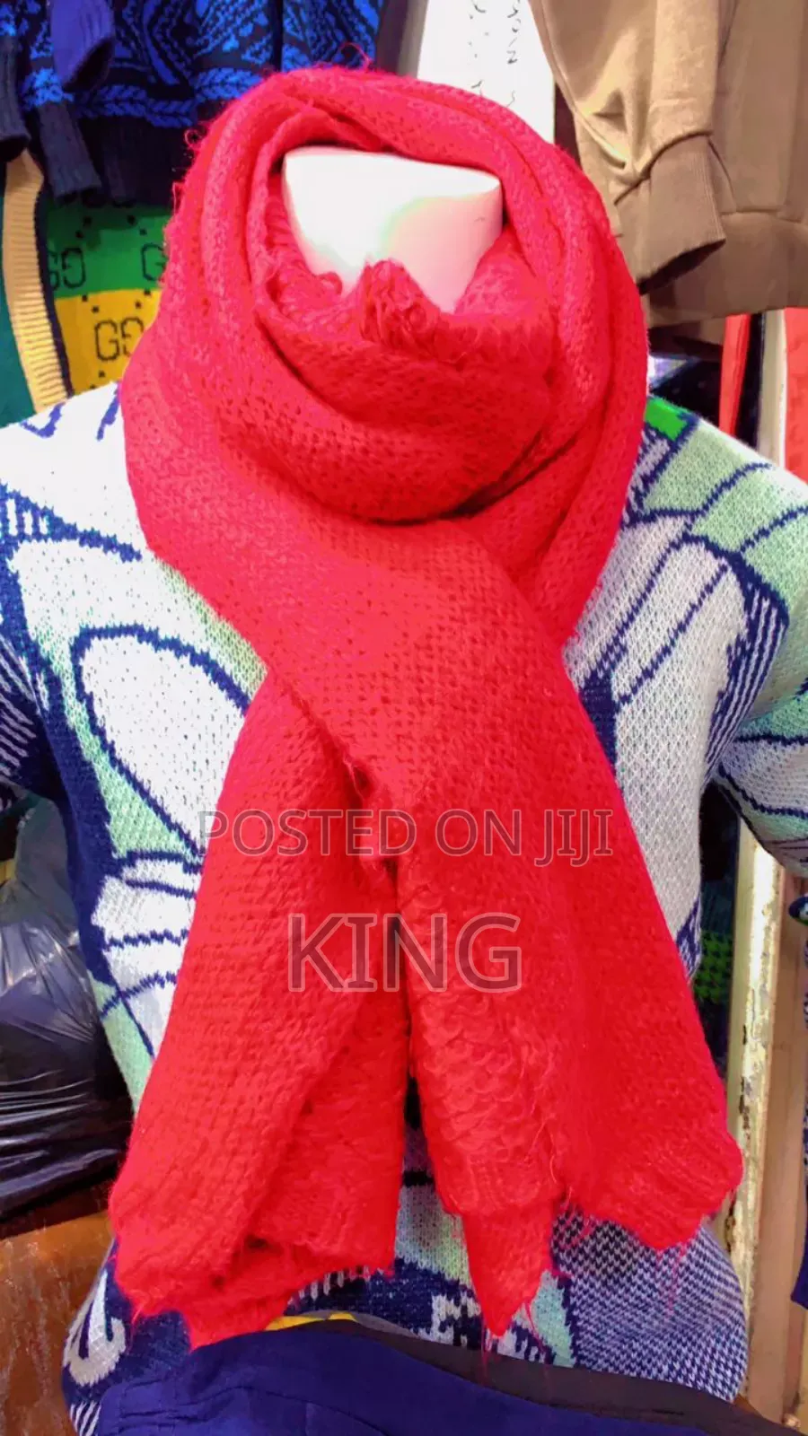 Flex Red Scarf