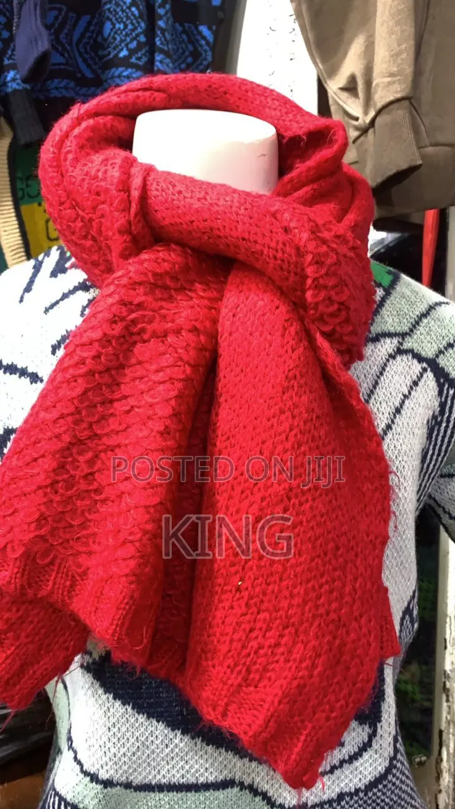 Mani Red Scarf