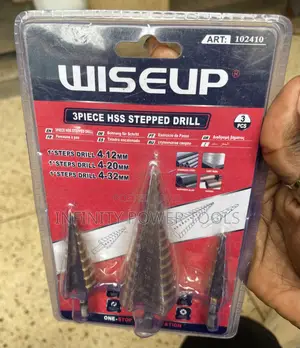 3pc HSS Stepped Drill