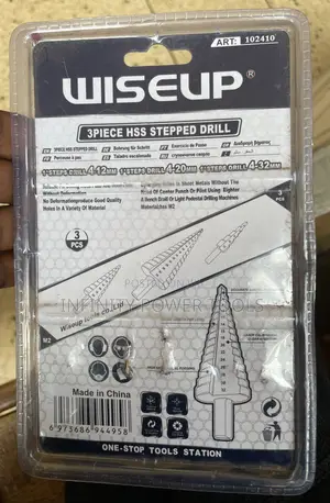 3pc HSS Stepped Drill