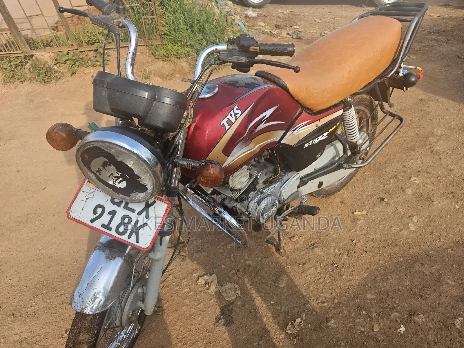 TVS XL 100 2019 Red