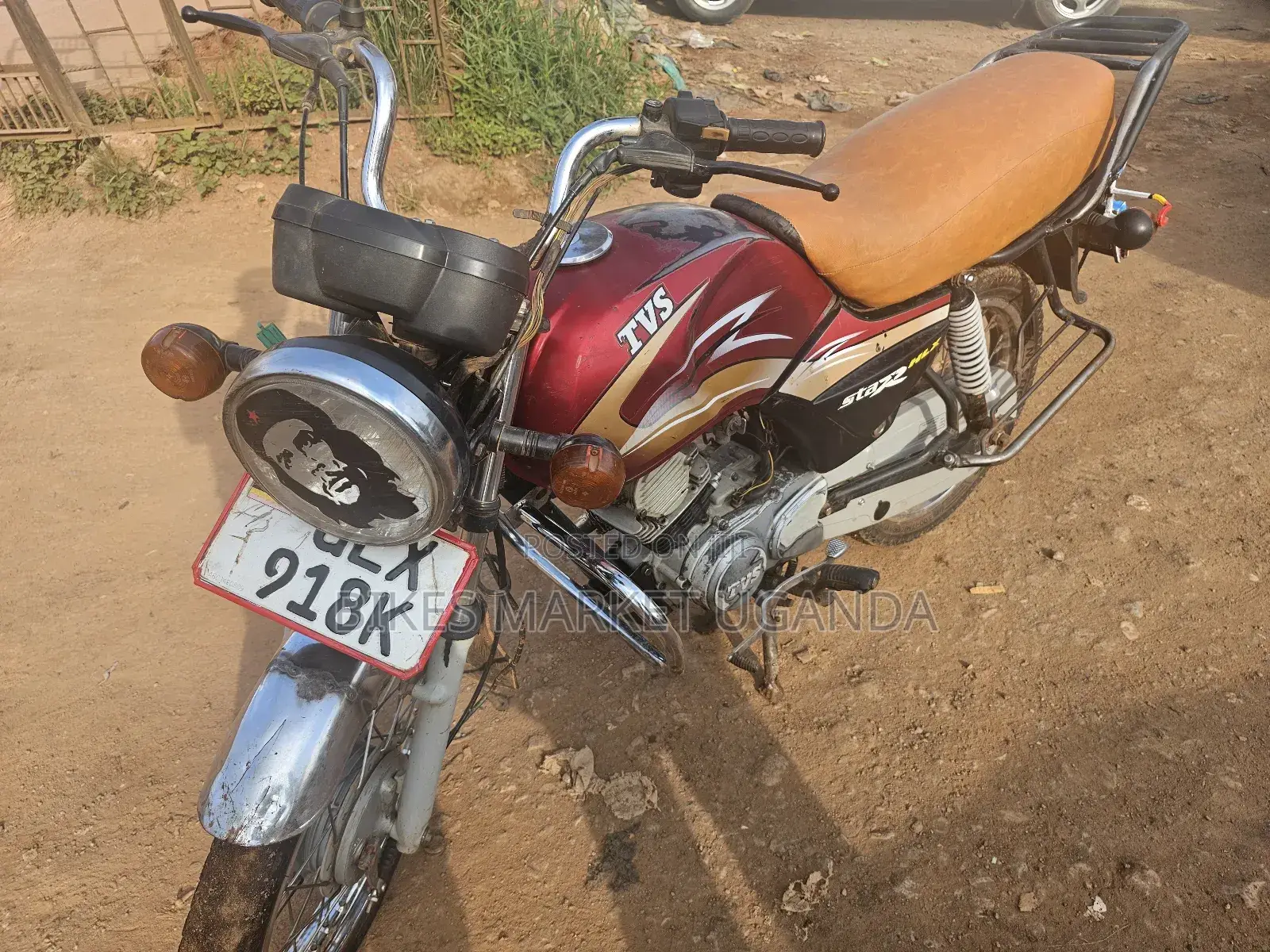 TVS XL 100 2019 Red