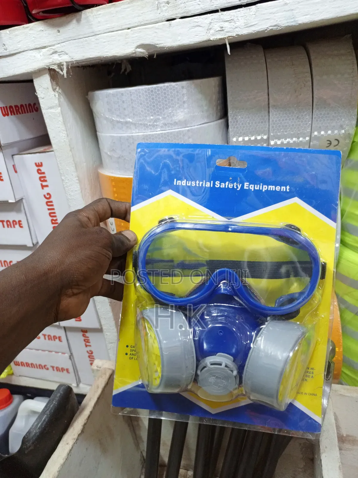 Respirator Mask With Goggles
