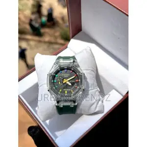 G-Shock Fashion Quartz Watch, Analog-Digital Display-Green