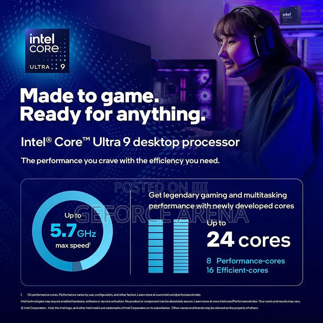 Intel Core Ultra 9 | 20-Cores 20-Threads - Ultra Series